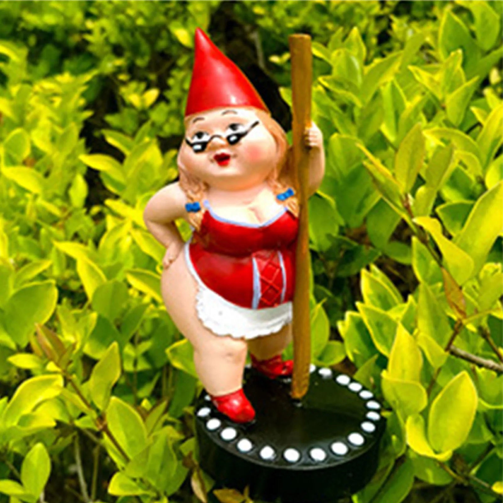 Creative Dancing Gnome Statue