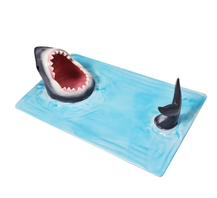 The Sharkuterie🦈 ceramic plate Trendslana