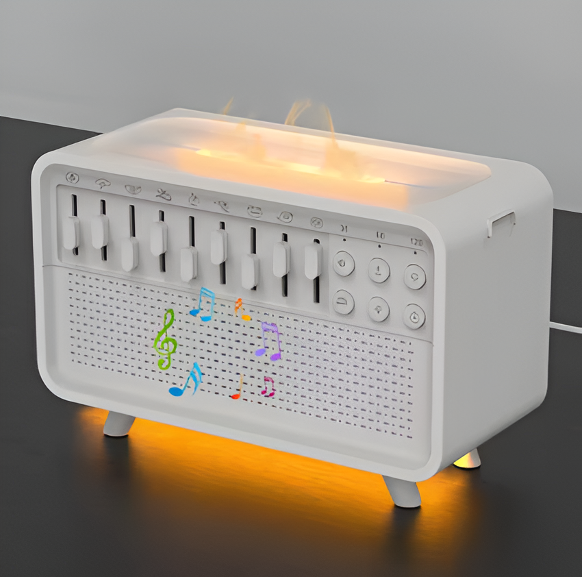 White Sleep Aid Noise Humidifier