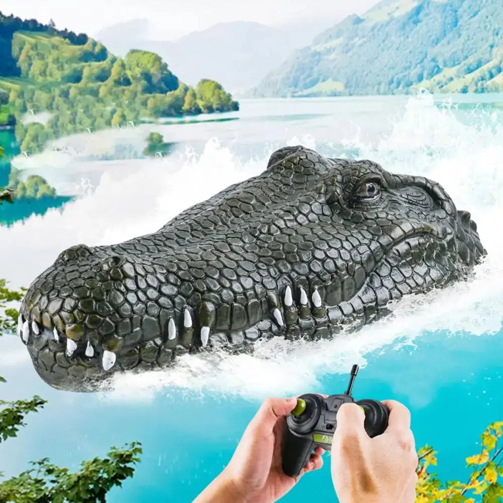 Remote Control Crocodile Head Boat My Store