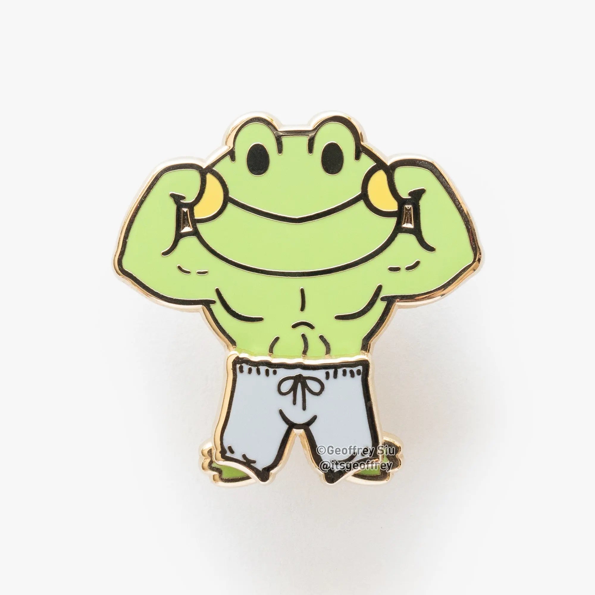 Sweatpants Mr. Bean/Steve Hard Enamel Magnetic Pin My store