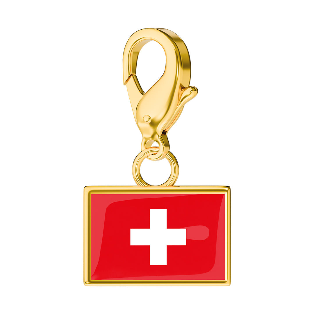 FLAG & MAP CHARMS SET