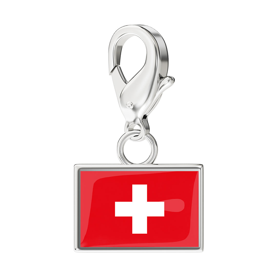FLAG & MAP CHARMS SET
