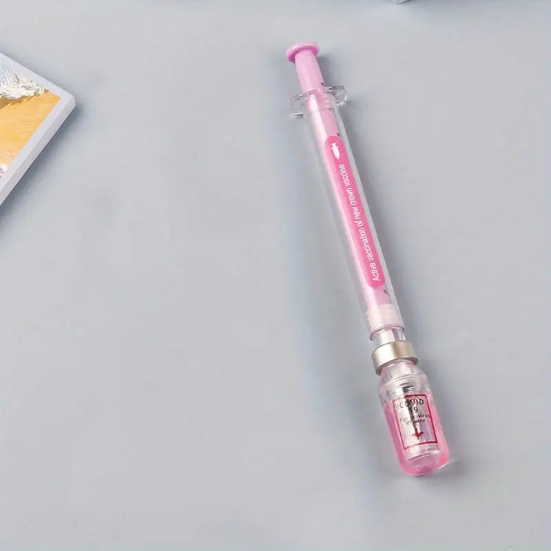SYRINGE SHAPE SIGNATURE GEL PEN