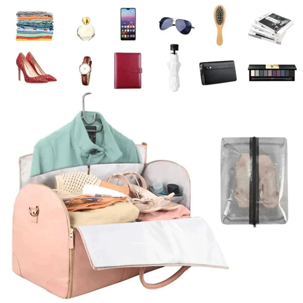Large Folding Suitcase with Ample Storage Space Trendslana