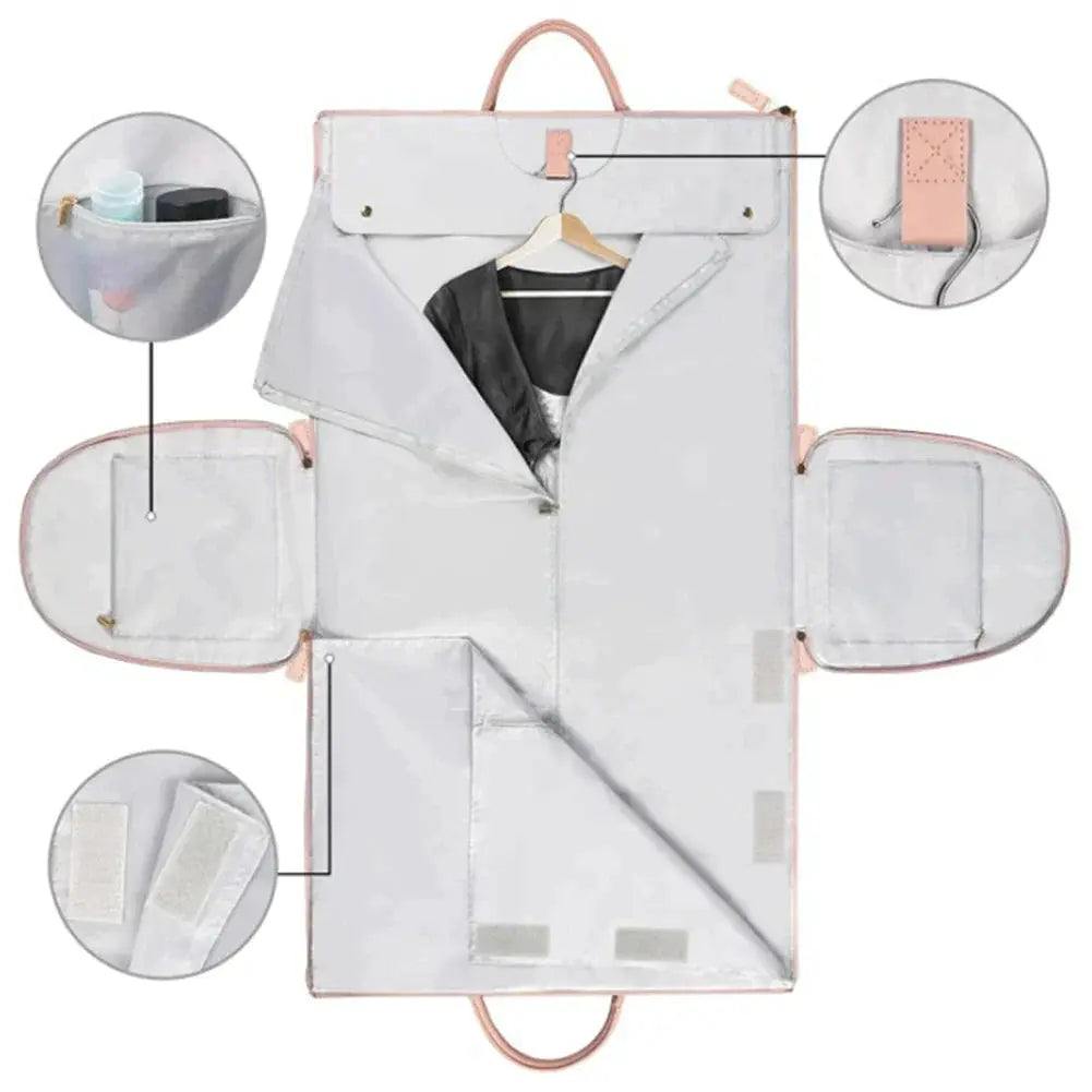 Large Folding Suitcase with Ample Storage Space Trendslana