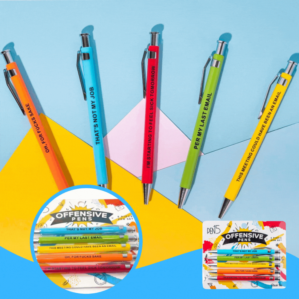 Offensive Pens (5 pieces set) Trendslana