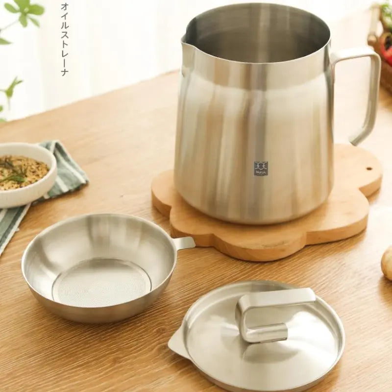 2-in-1 Oil Strainer Pot Mystore