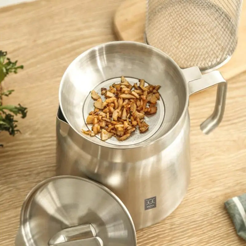 2-in-1 Oil Strainer Pot Mystore