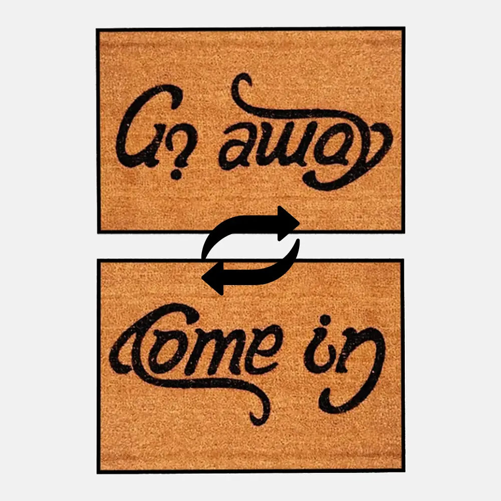 Come In / Go Away Doormat Trendslana