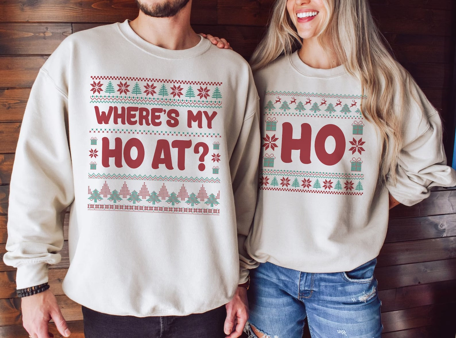 Where My Ho's At Couples Sweatshirts Sets