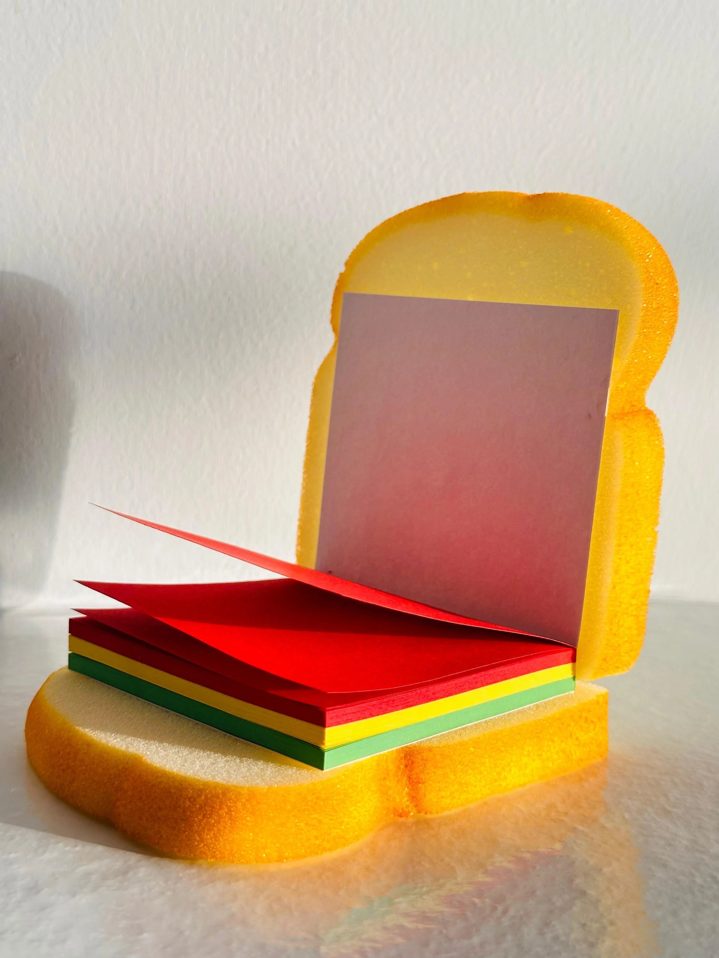 Soft Sandwich Shape Non-Sticky Note And Notepad Trendslana