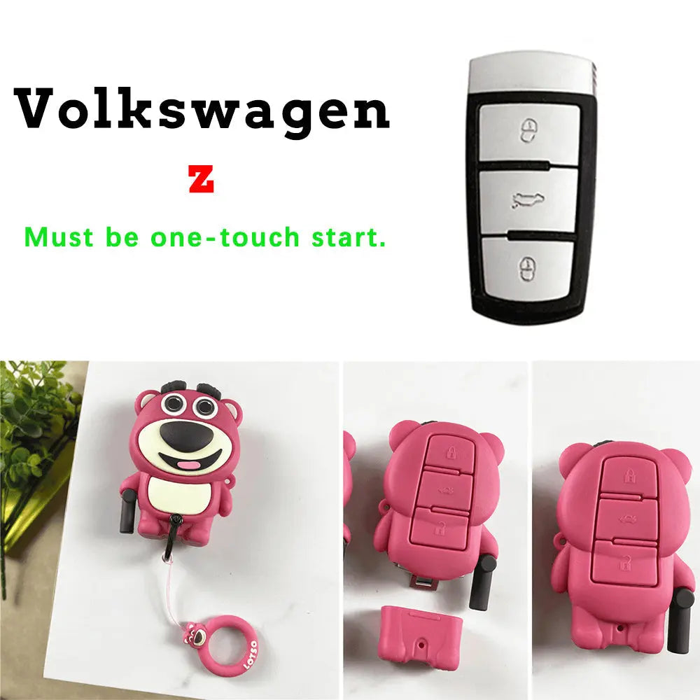 Strawberry Bear Key Protective Shell Trendslana