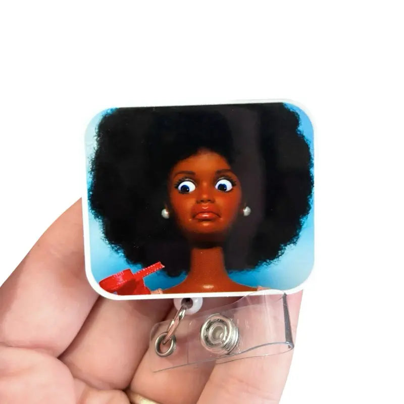 FUNNY FACE BADGE REEL