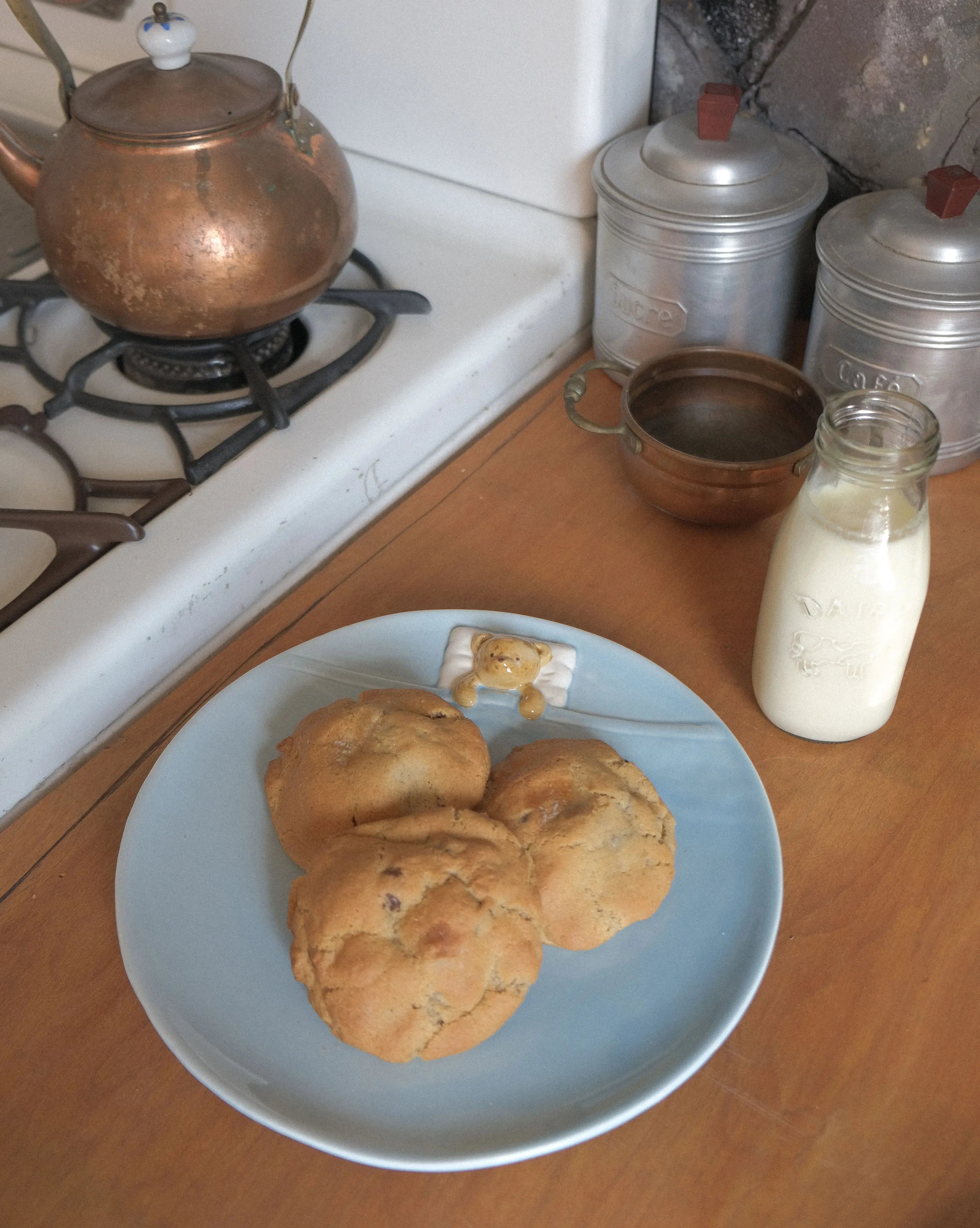 SLEEPING TEDDY BEAR PLATE Trendslana