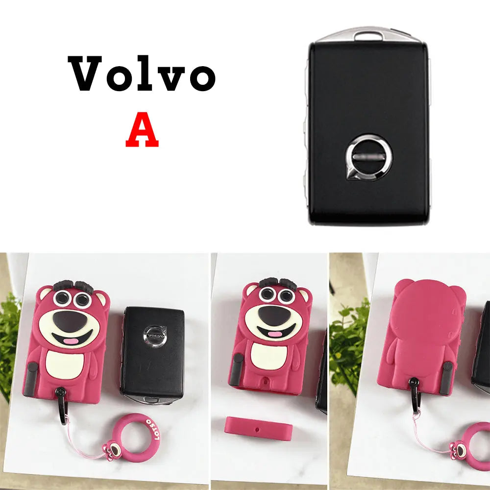 Strawberry Bear Key Protective Shell Trendslana