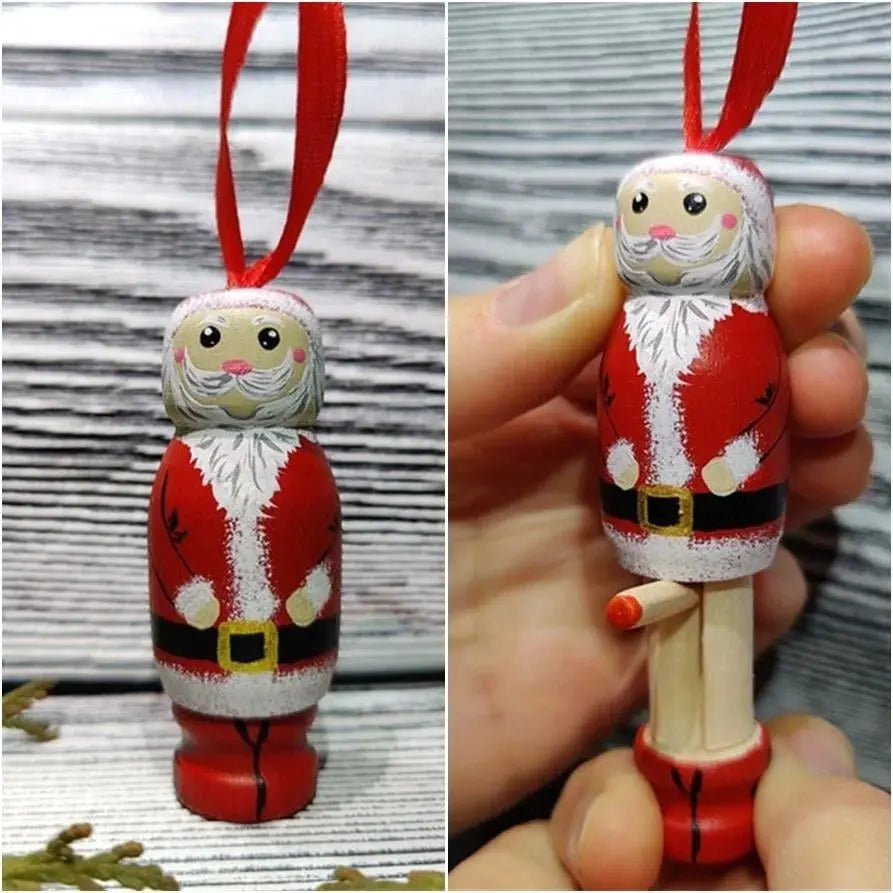 Naughty Santa Ornament Trendslana