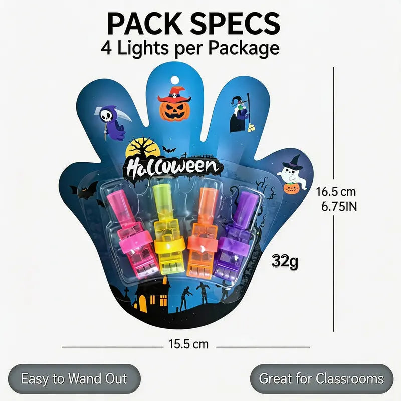 Halloween LED Finger Projection Lights