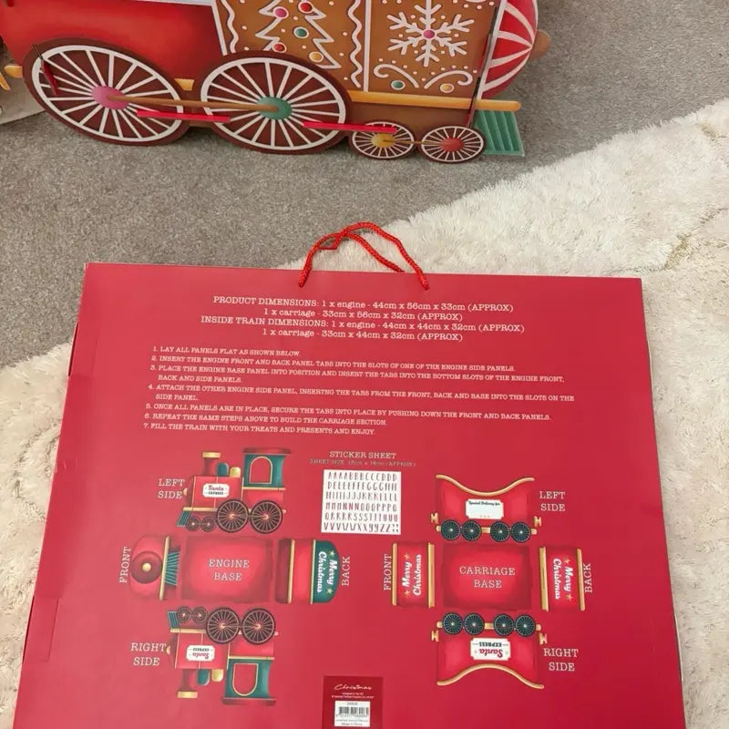 Santa Express Christmas Magic Train Gift Holder