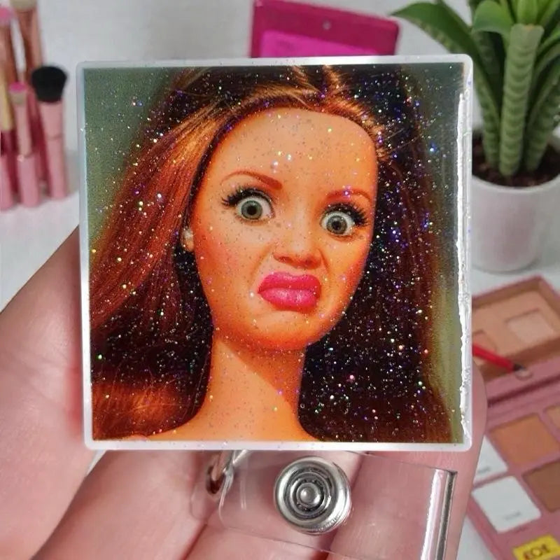 FUNNY FACE BADGE REEL