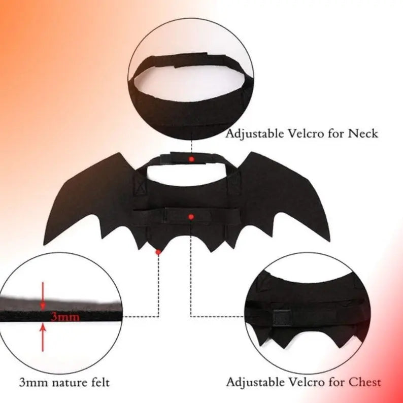 Bat Wings Costume for Pets Trendslana