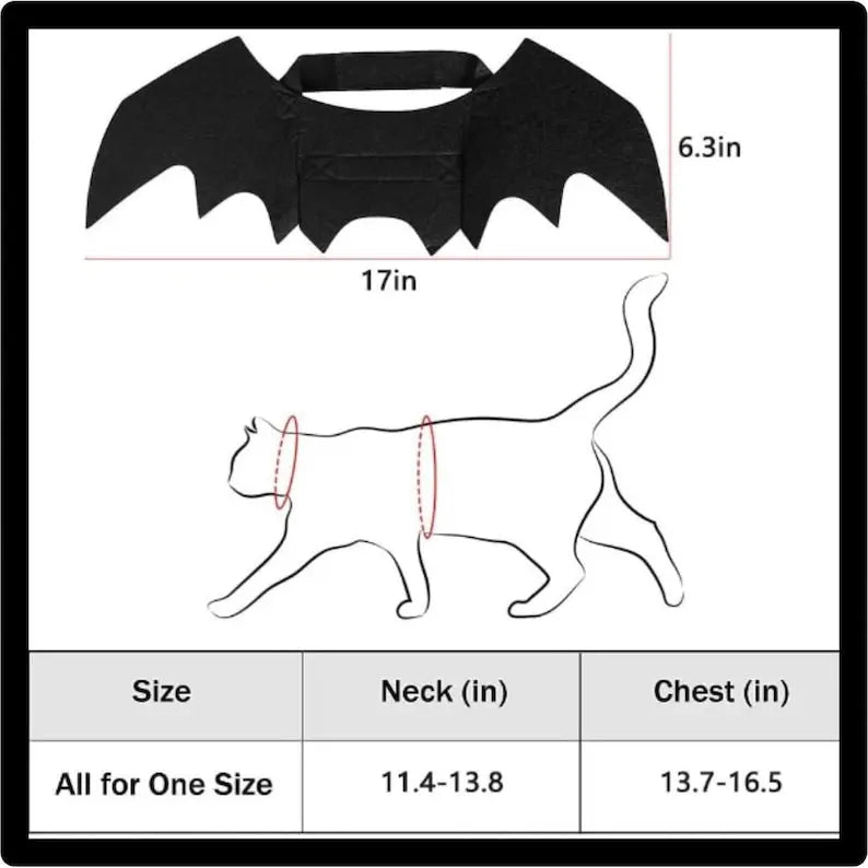 Bat Wings Costume for Pets Trendslana