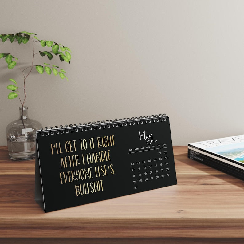 Shit I Want To Say At Work But Can't 2026 Funny Office Calendar