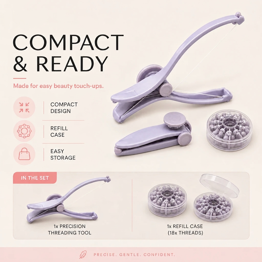 Precise Brow Threading Tool