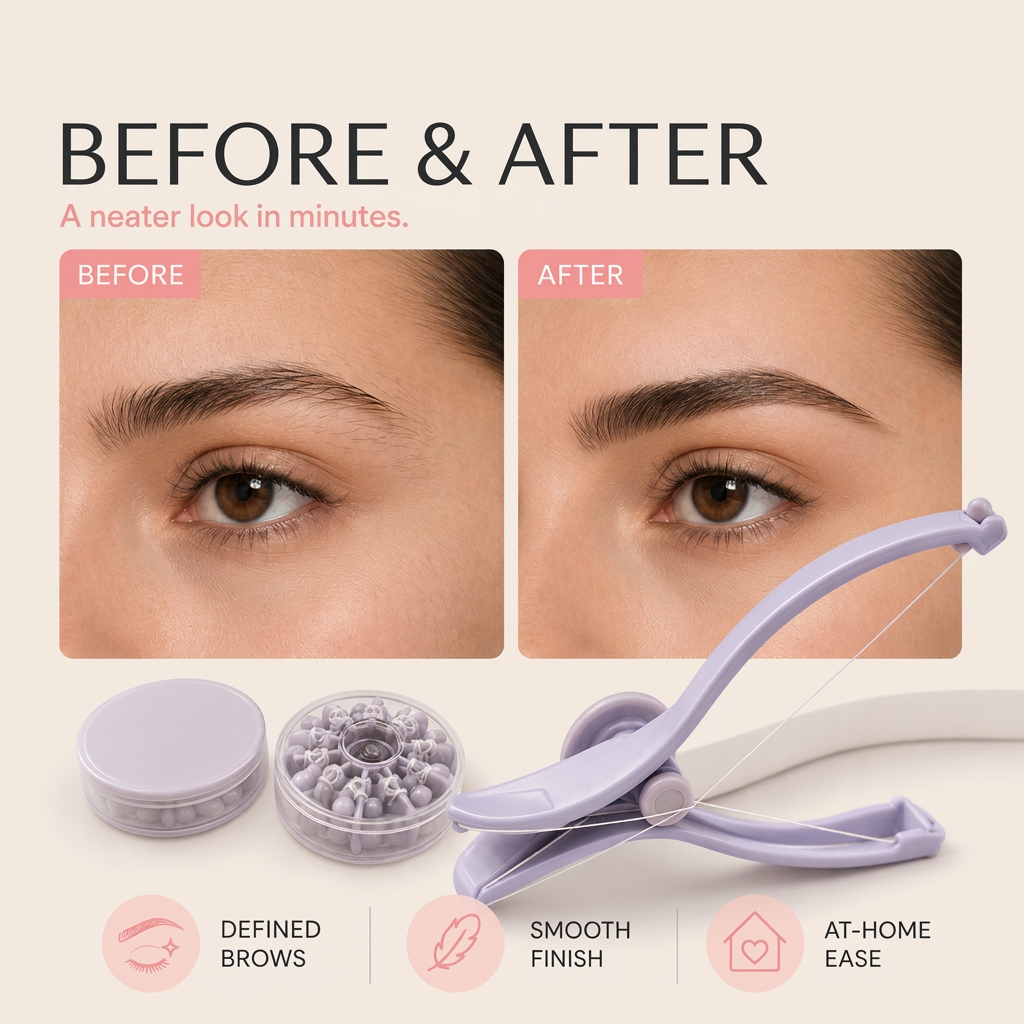 Precise Brow Threading Tool