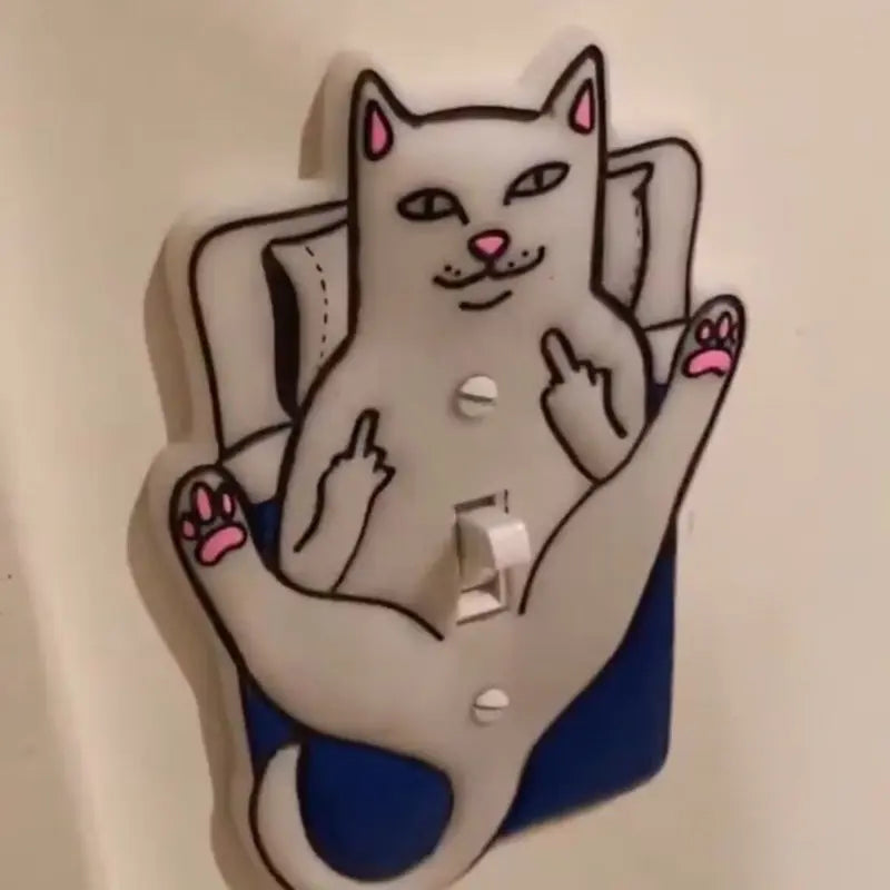 Cat Flick Light Switch Cover Trendslana