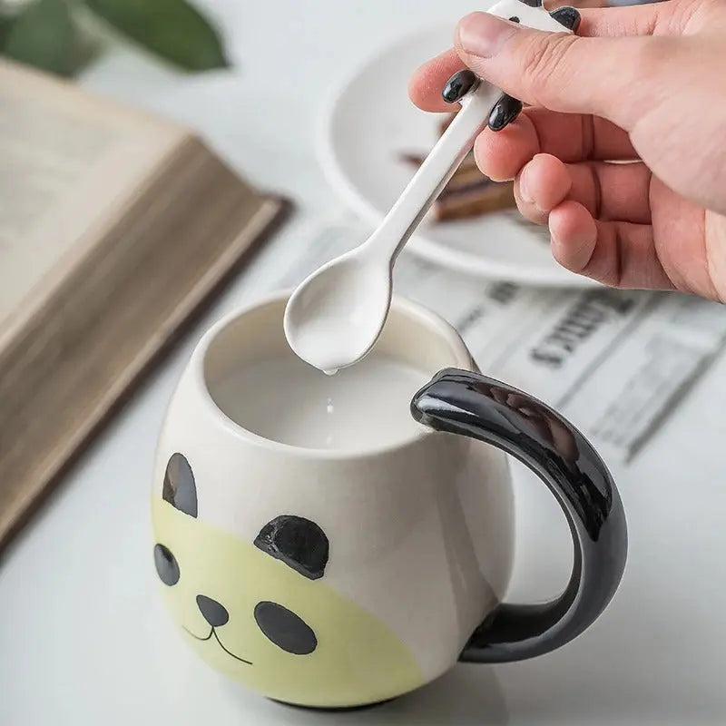 Cartoon Ceramic Mug Set Trendslana