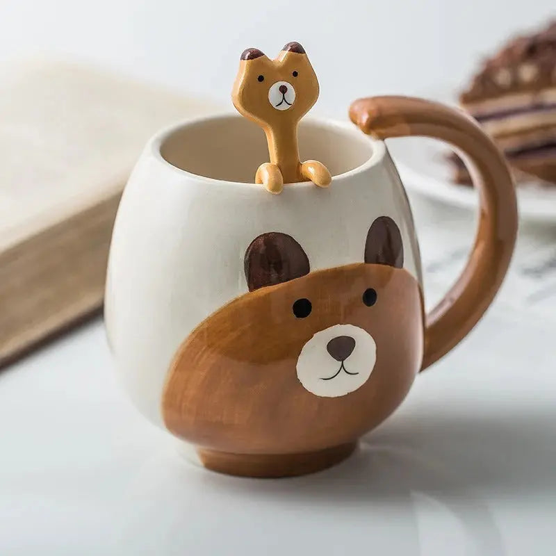 Cartoon Ceramic Mug Set Trendslana