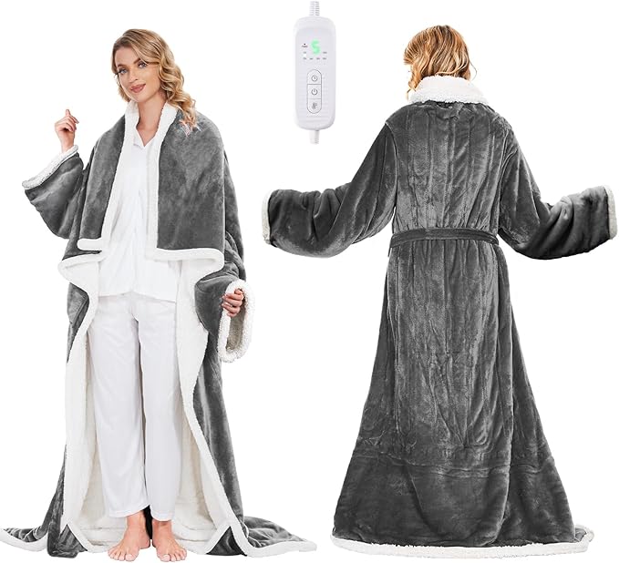 Smart Heated Wearable Blanket