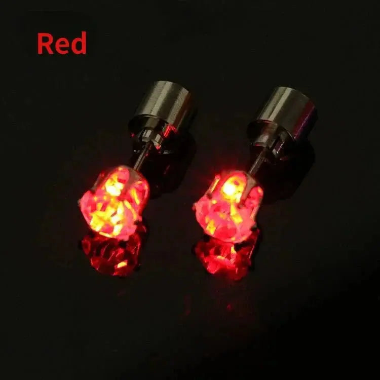 Unique Colorful LED Luminous Ear Studs SELECTION My store