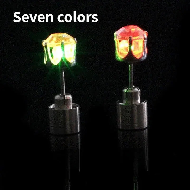 Unique Colorful LED Luminous Ear Studs SELECTION My store