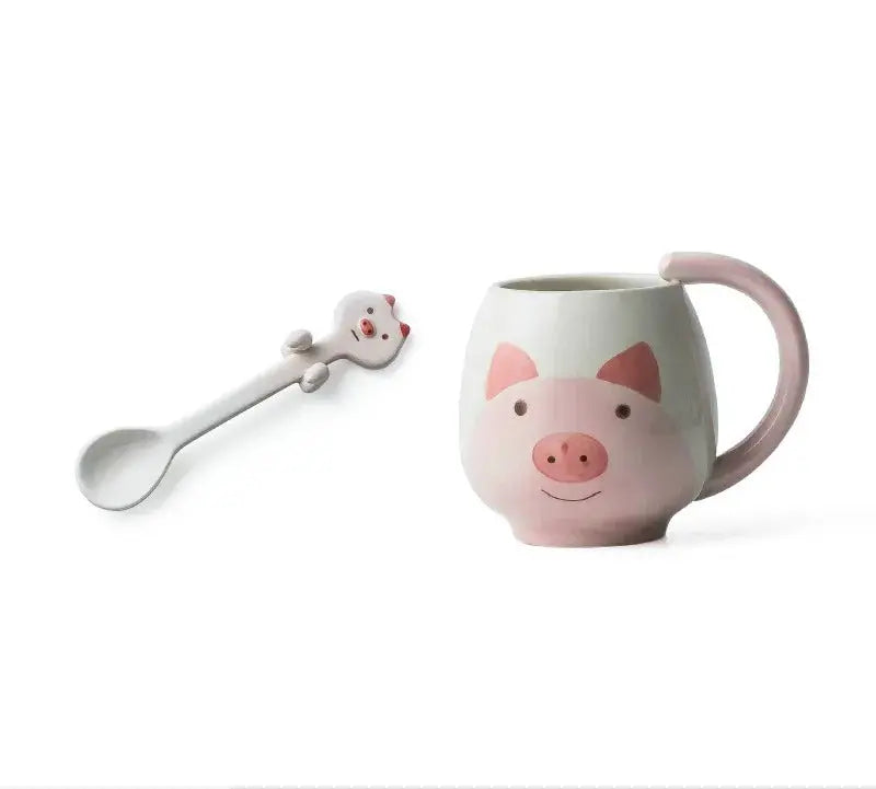 Cartoon Ceramic Mug Set Trendslana