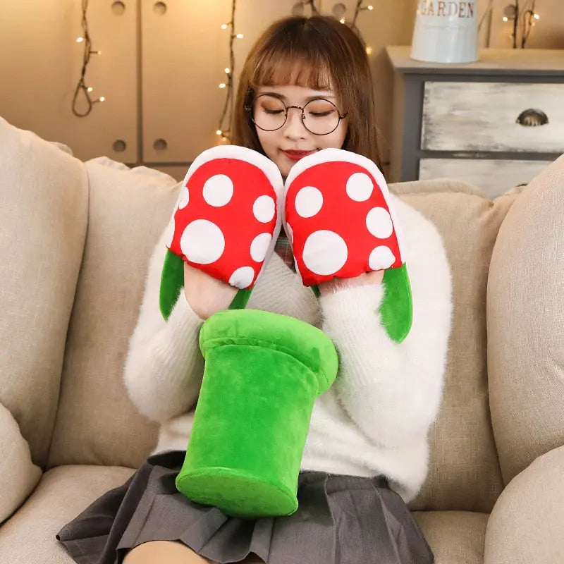 Piranha Plant Slippers Trendslana