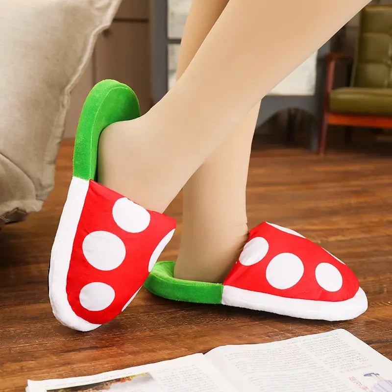 Piranha Plant Slippers Trendslana