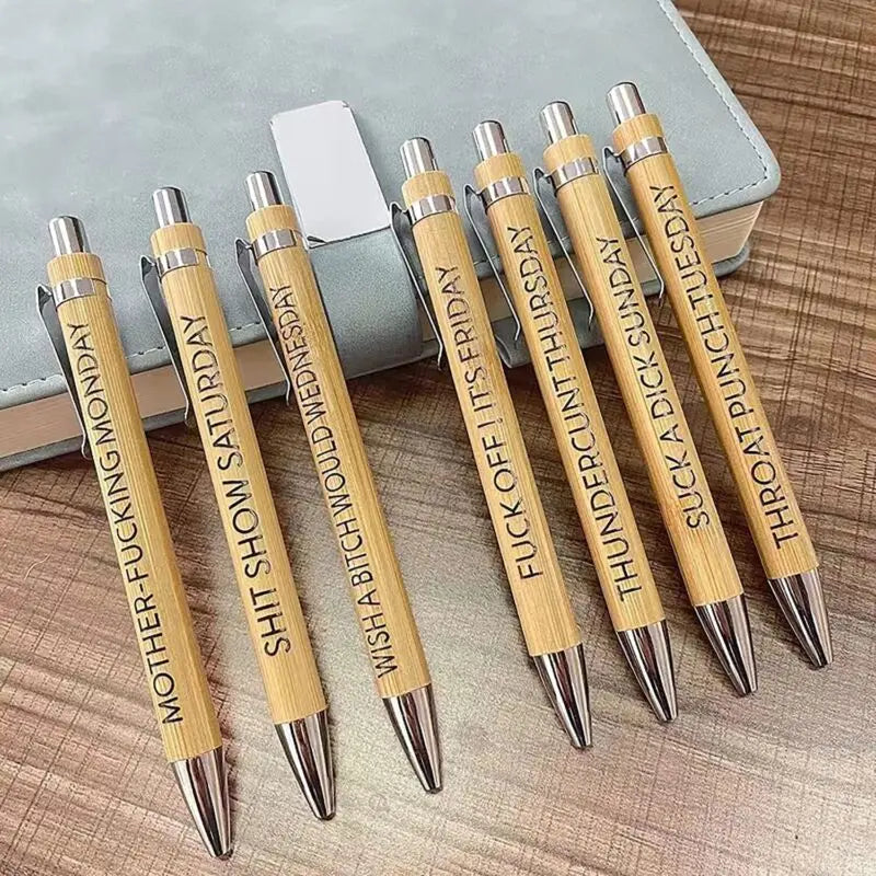 Sarcastic Weekly Mood Pens Trendslana