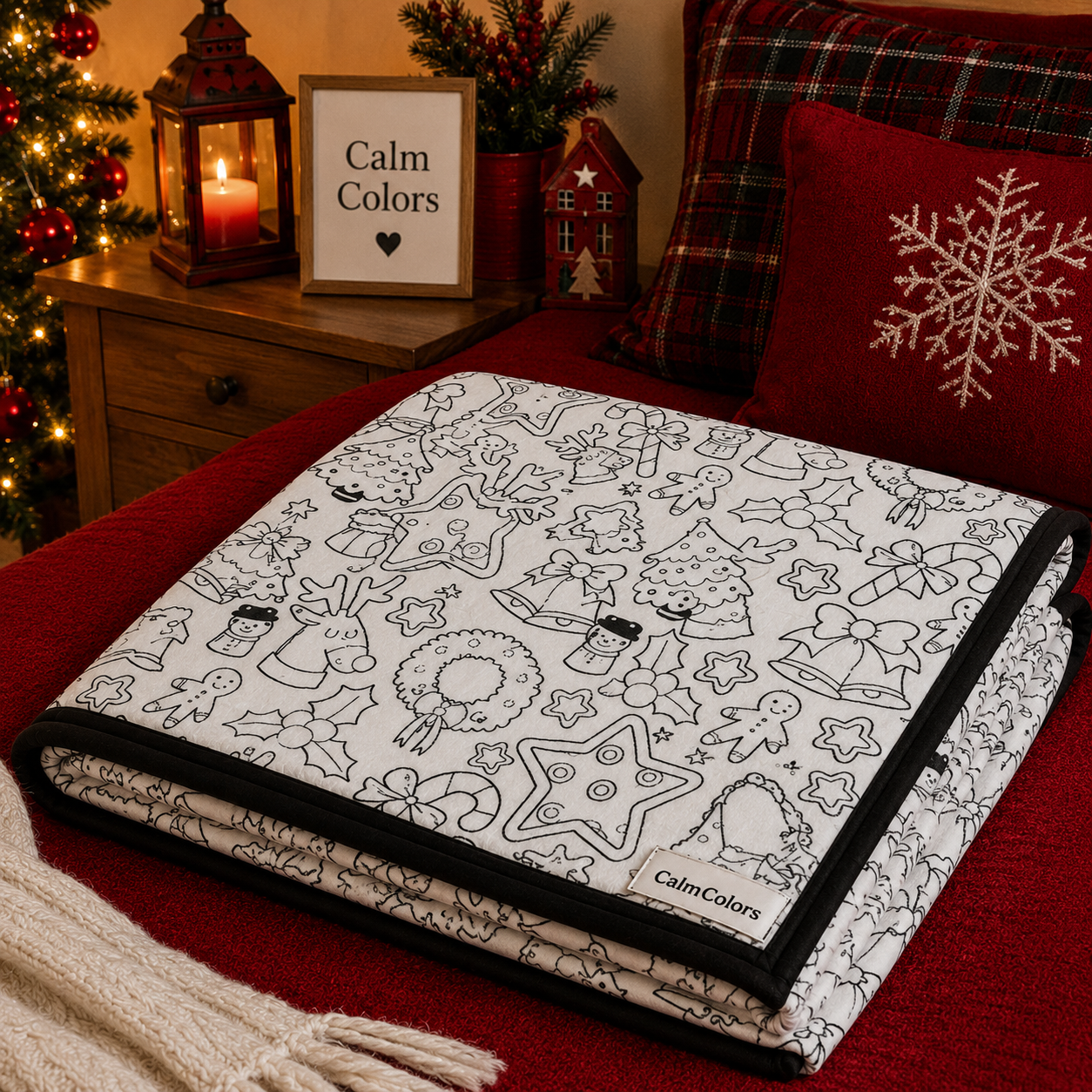 Coloring Blanket Christmas Edition