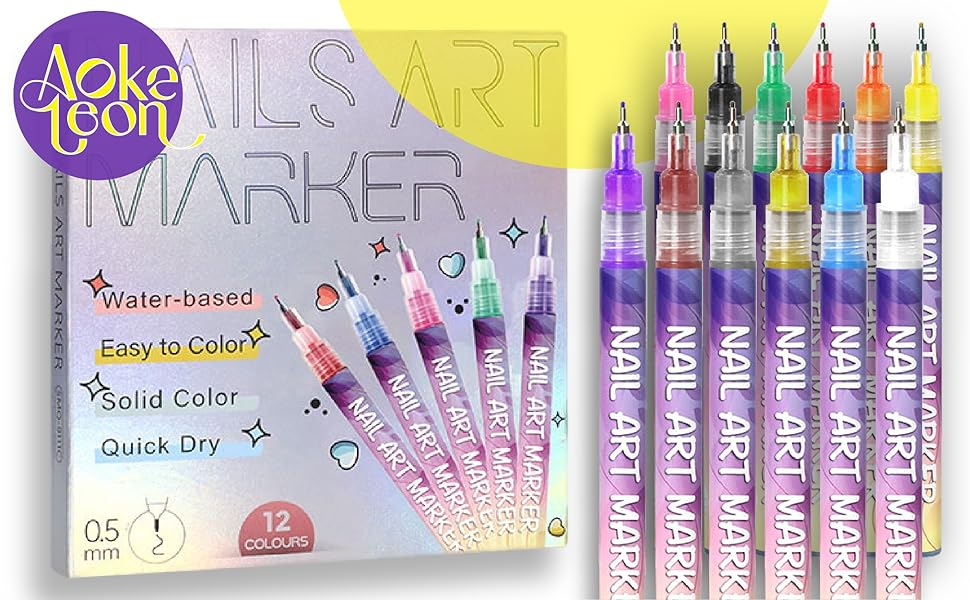Nail art pen 3D nail polish pens