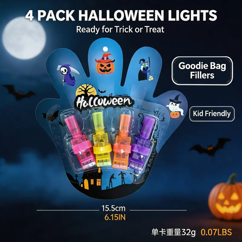 Halloween LED Finger Projection Lights
