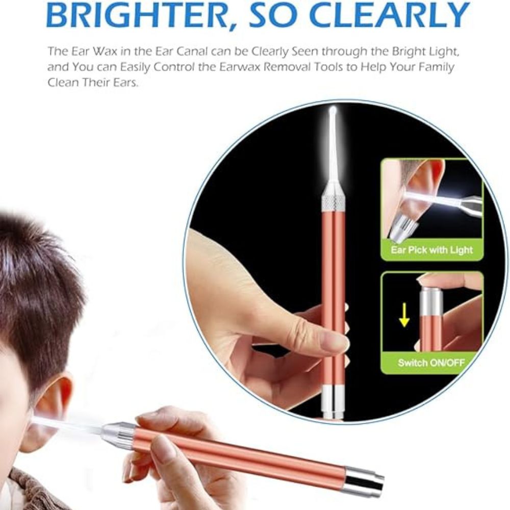 LED Earwax Cleaner Kit (3 Pcs)