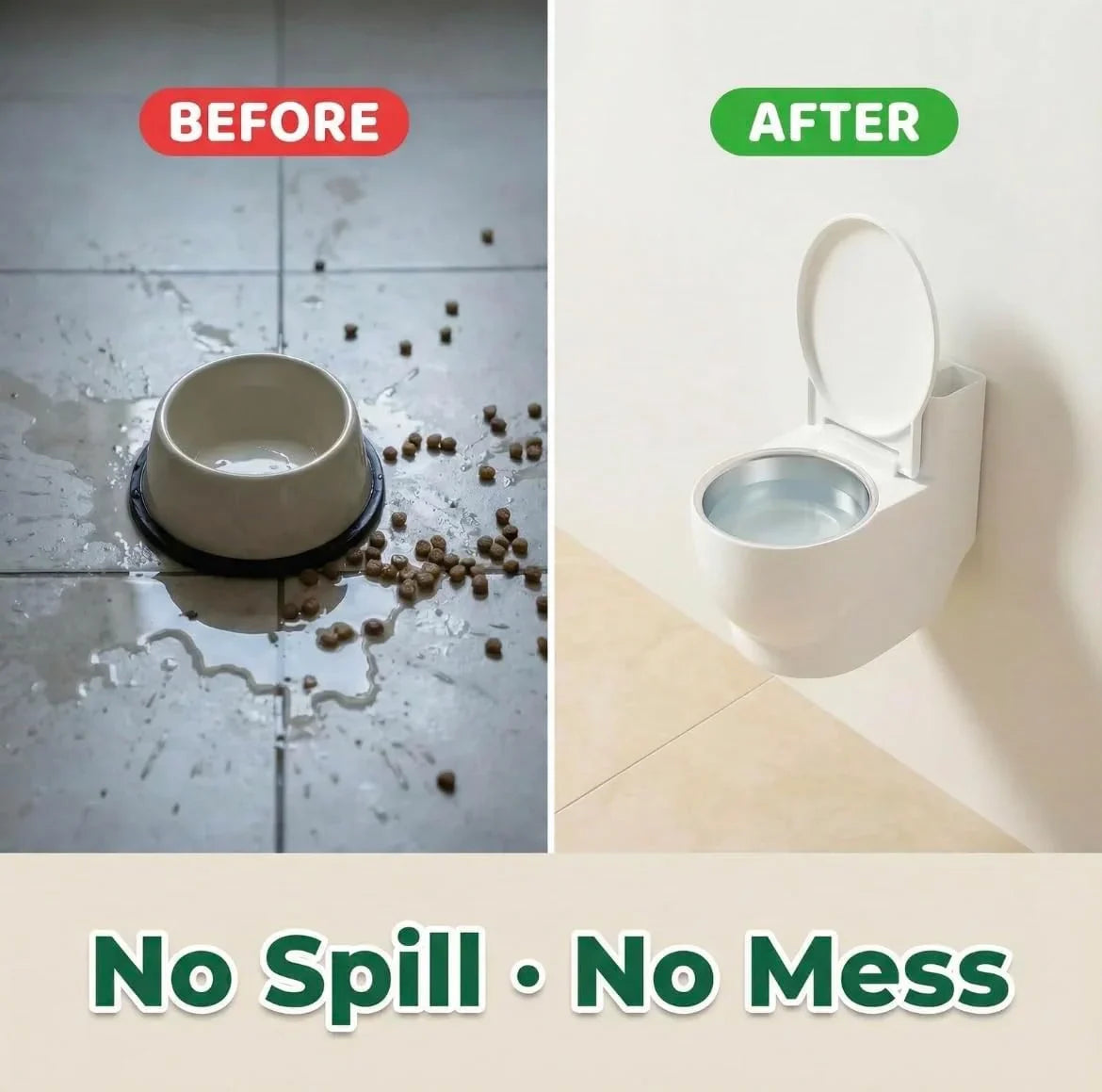 Toilet Water Bowl for Cat