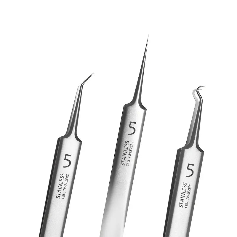 3 Piece Tweezer Set