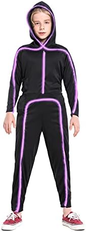Halloween Costume LED Stick Figure