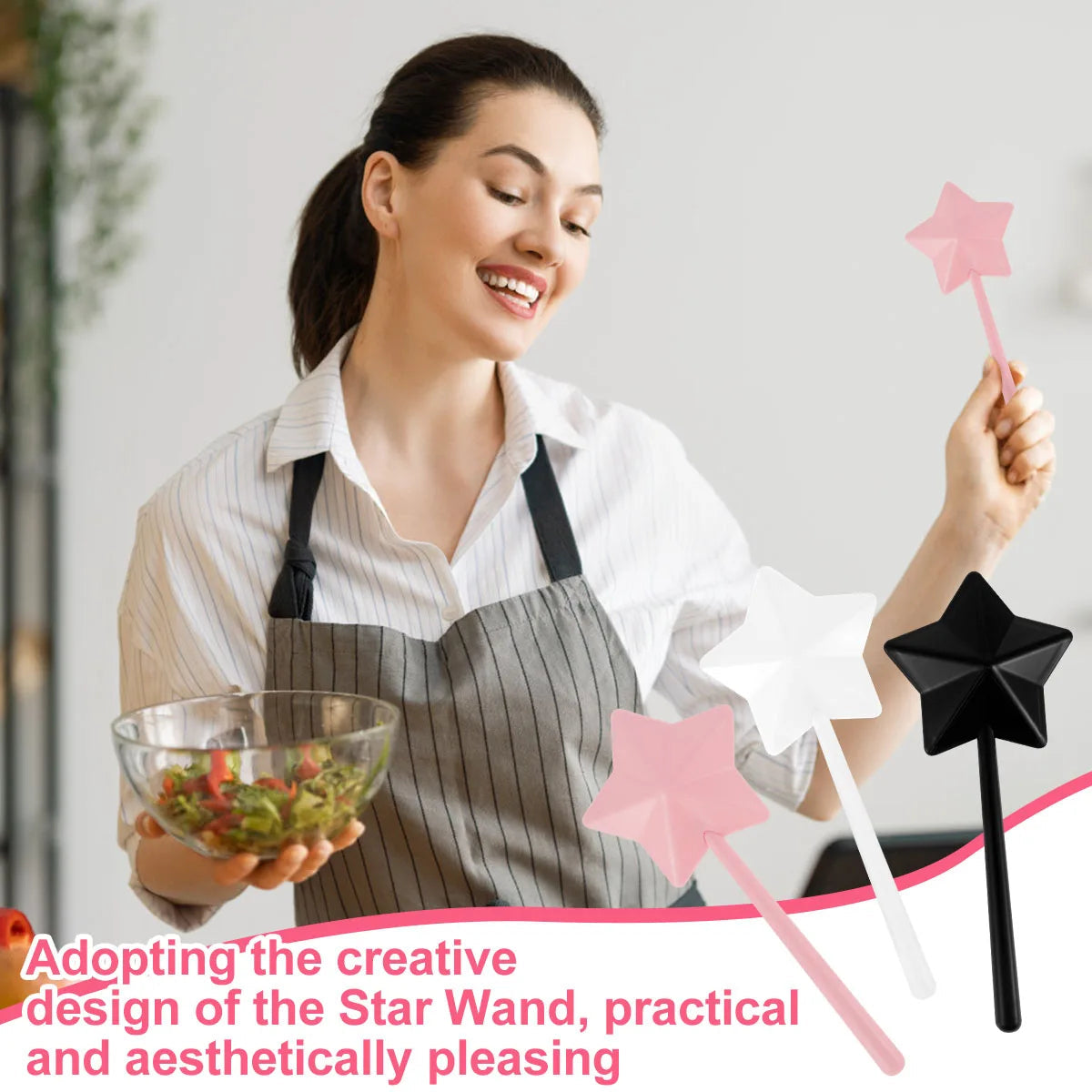 Salt Pepper Star Wand