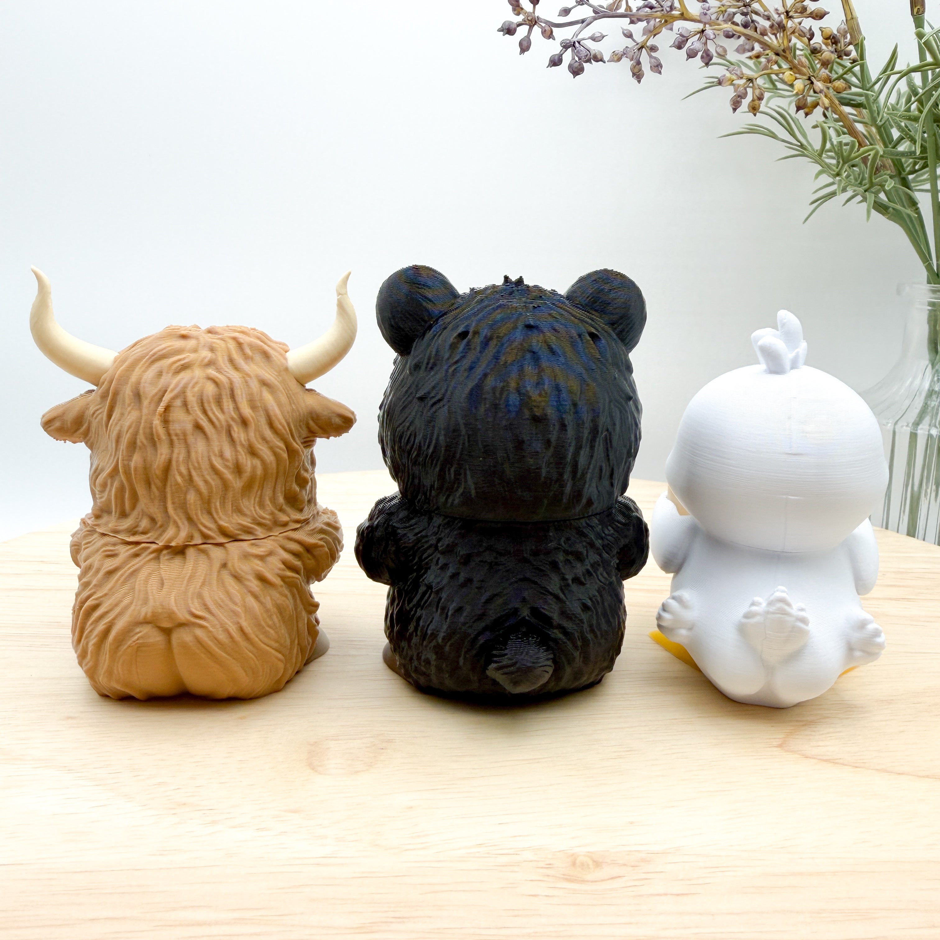 ANIMALS WITH ATTITUDE - COLLECTIBLE 3D PRINTED FIGURINE
