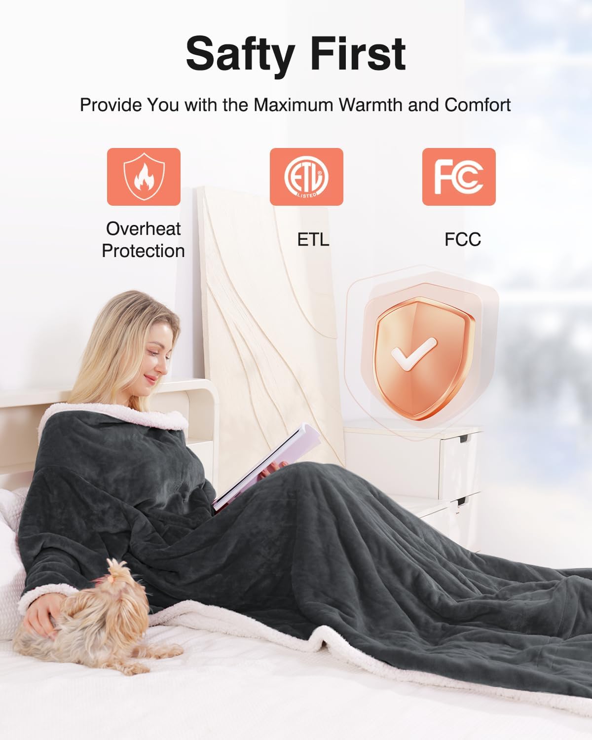 Wearable Heated Blanket