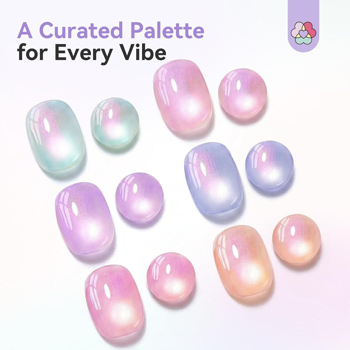 6-Color Gel Polish Pen Set